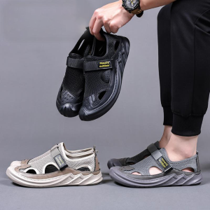 Dép Sandal Nam Thoáng Khí, Đế Cao Su Cao Non Bền Đẹp Chống Trơn Trượt