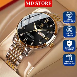 Đồng Hồ Nam Thời Trang, Máy Nhật Chống Nước, Kính Sapphire M26