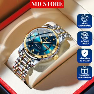 Đồng Hồ Nam Thời Trang, Máy Nhật Chống Nước, Kính Sapphire M39